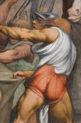 Navata Centrale, Terza Campata Sud, Salita al Calvario, Il Pordenone