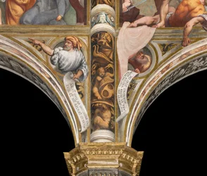 Navata centrale, Prima e Seconda Campata Sud, Il Pordenone, Busti con Profeti