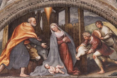 Lunetta che raffigura l