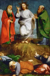 La trasfigurazione di Gesù, 1518