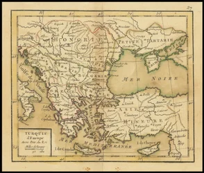 Mappa del 1762 - Turchia europea