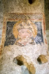 Affresco, chiesa rupestre, Convicinio di Sant