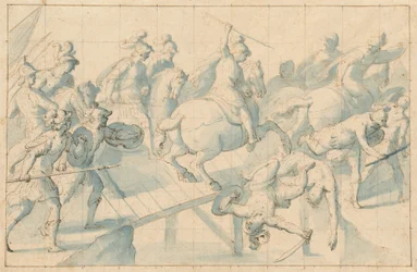 Una battaglia su un ponte