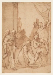 Cristo lava i piedi ai discepoli