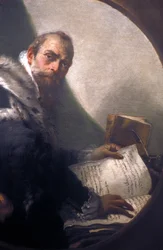 Tiepolo work of art, Accademia de Concordi, Rovigo, Veneto, Italy