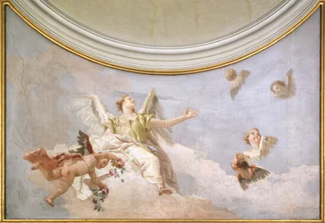 Assunzione, di Giovanni Battista Tiepolo, affresco (dettaglio), Oratorio della Purità, Udine