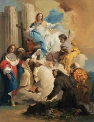 La Vergine con sei santi