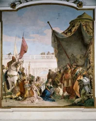 La famiglia di Dario III Codomano (dettaglio)