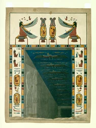 Porta della tomba, dalla tomba egizia di Seti I