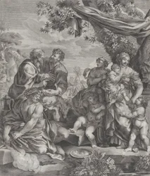 Scena allegorica con agnello sacrificale, 1640-70