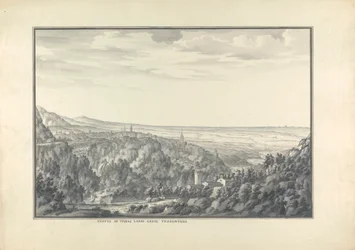 Vista di Tivoli in Direzione del Vento del Nord