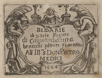 Pagina del titolo per "Bizzarie di varie figure"
