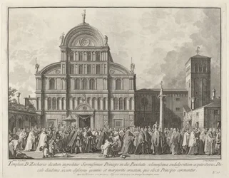 Visita del Doge a San Zaccaria il giorno di Pasqua, 1763-1766