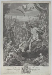 Il martirio di San Vitale di Milano, sepolto vivo, 1776