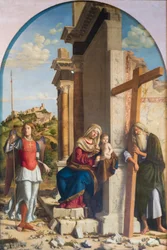 Madonna con Bambino tra San Michele e Andrea