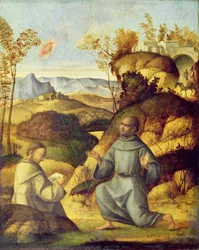 San Francesco che riceve le stimmate (olio su tavola)