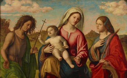 Vergine con Bambino e Santa Caterina e San Giovanni Battista, 1515 ca.