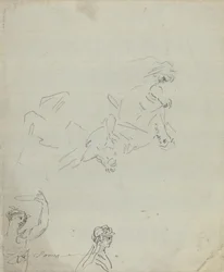 Studi di figure [verso]