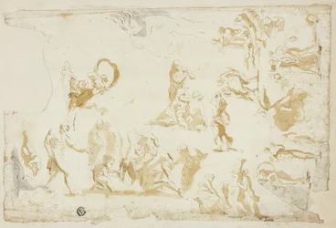 Schizzi di soggetti mitologici