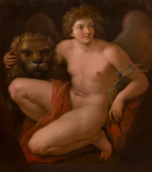 Il secondo di una coppia di dipinti allegorici: Pace e Abbondanza, c.1747-85