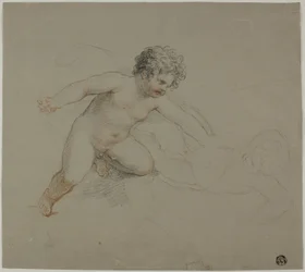 Due putti in lotta