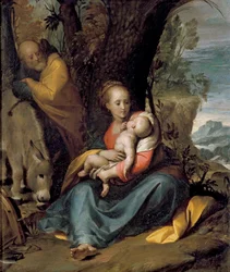 Il riposo durante la fuga in Egitto, ca. 1598-1600