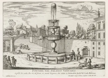 Fontana nel Vaticano