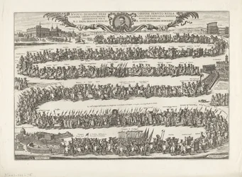 Processione di papa Innocenzo XI a San Giovanni in Laterano