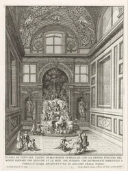 Stanza dei Venti nei giardini della Villa Aldobrandini a Frascati (serie: Fontane delle ville di Frascati)