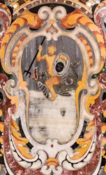 Cattedrale di San Cataldo, Cappella di San Cataldo, altare del Santo, particolare, Taranto, Puglia (foto)