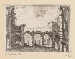 Rovine del Colosseo a Roma