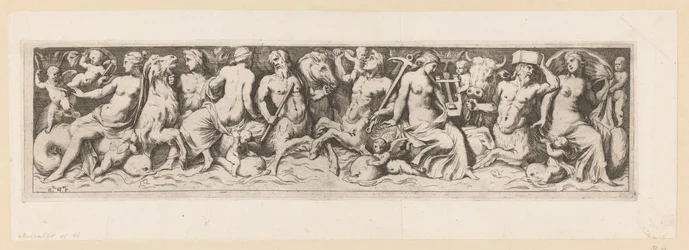 Tritoni, Nereidi e putti