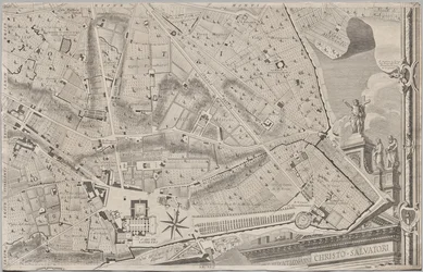 Nuova pianta di Roma data in luce da Giambattista Nolli l’anno MDCCXLVII, conosciuta come La Pianta Grande di Roma