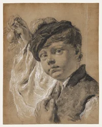 Un ragazzo con una pera (Giacomo Piazzetta?)