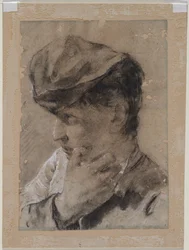 Testa di un Giovane con un Cappello