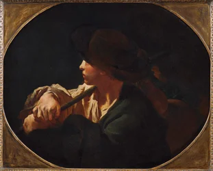 Giovane pastore (pittura su tela)