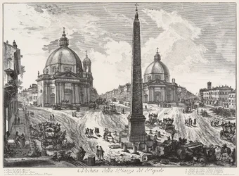Veduta di Piazza del Popolo