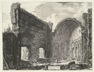 Biblioteca nella Villa Adriana a Tivoli