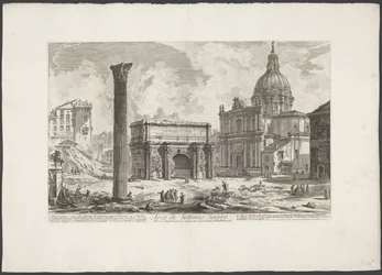 Arco di Settimio Severo al Foro Romano (serie di vedute di Roma)