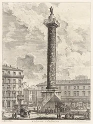 Colonna Antonina, da Vedute di Roma