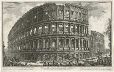 Colosseo a Roma (vedute di Roma disegnate e incise da Giambattista Piranesi)