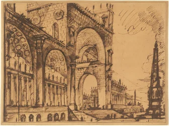 Fantasia su un magnifico arco trionfale