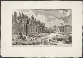 Foro Romano con il Tempio di Giove Stator a Roma