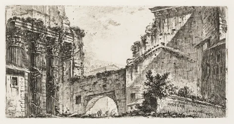 Foro di Augusto, tavola 15 da Alcune vedute di archi trionfali e altri monumenti