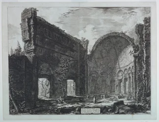 Villa Adriana vicino a Tivoli, "Le Vedute di Roma" (1748-1778)