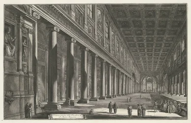 Interno di Santa Maria Maggiore a Roma