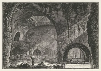 Interno del Tempio di Ercole Vincitore a Tivoli
