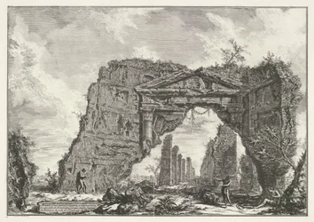 Sette Bassi fuori Roma (serie: Vedute di Roma disegnate e incise da Giambattista Pira)