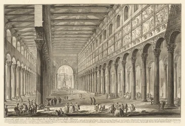 Sezione Interna della Basilica di S. Paolo fuori le Mura
