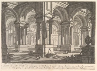 Scale adornate da magnifica architettura, ca. 1750